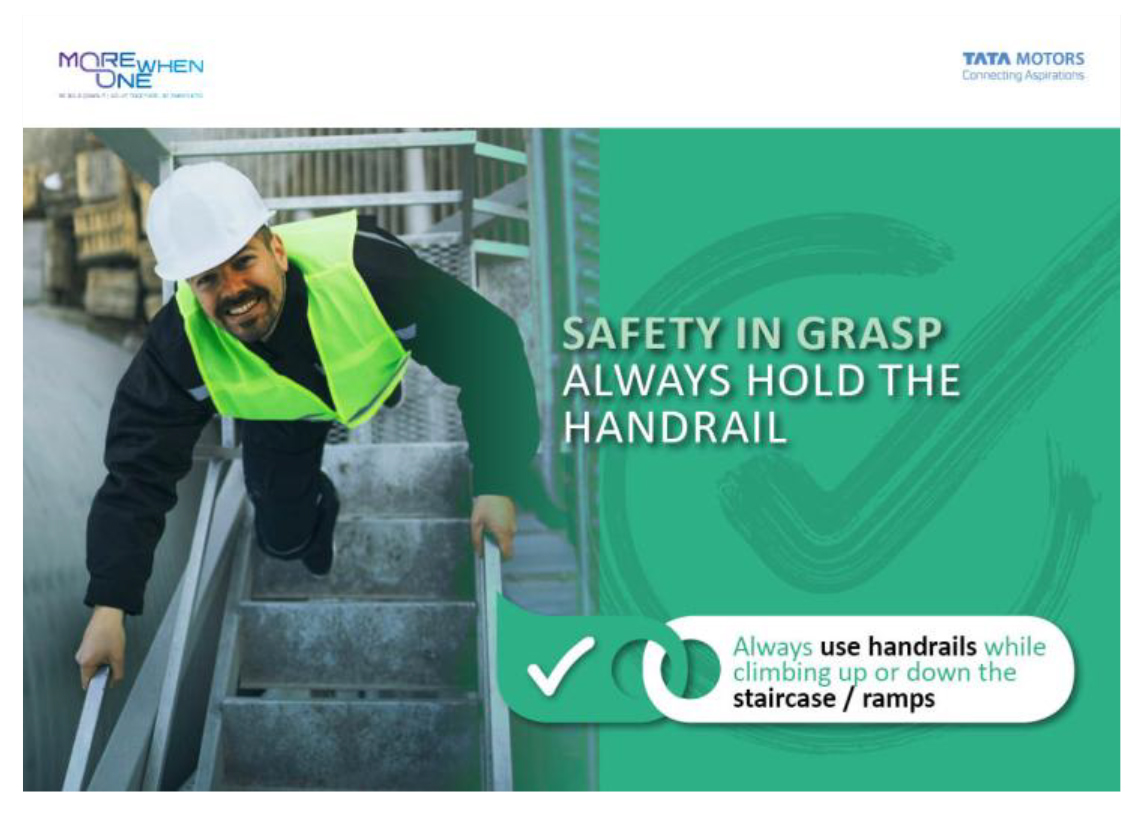 Tata Motors — Safety in Grasp emailer